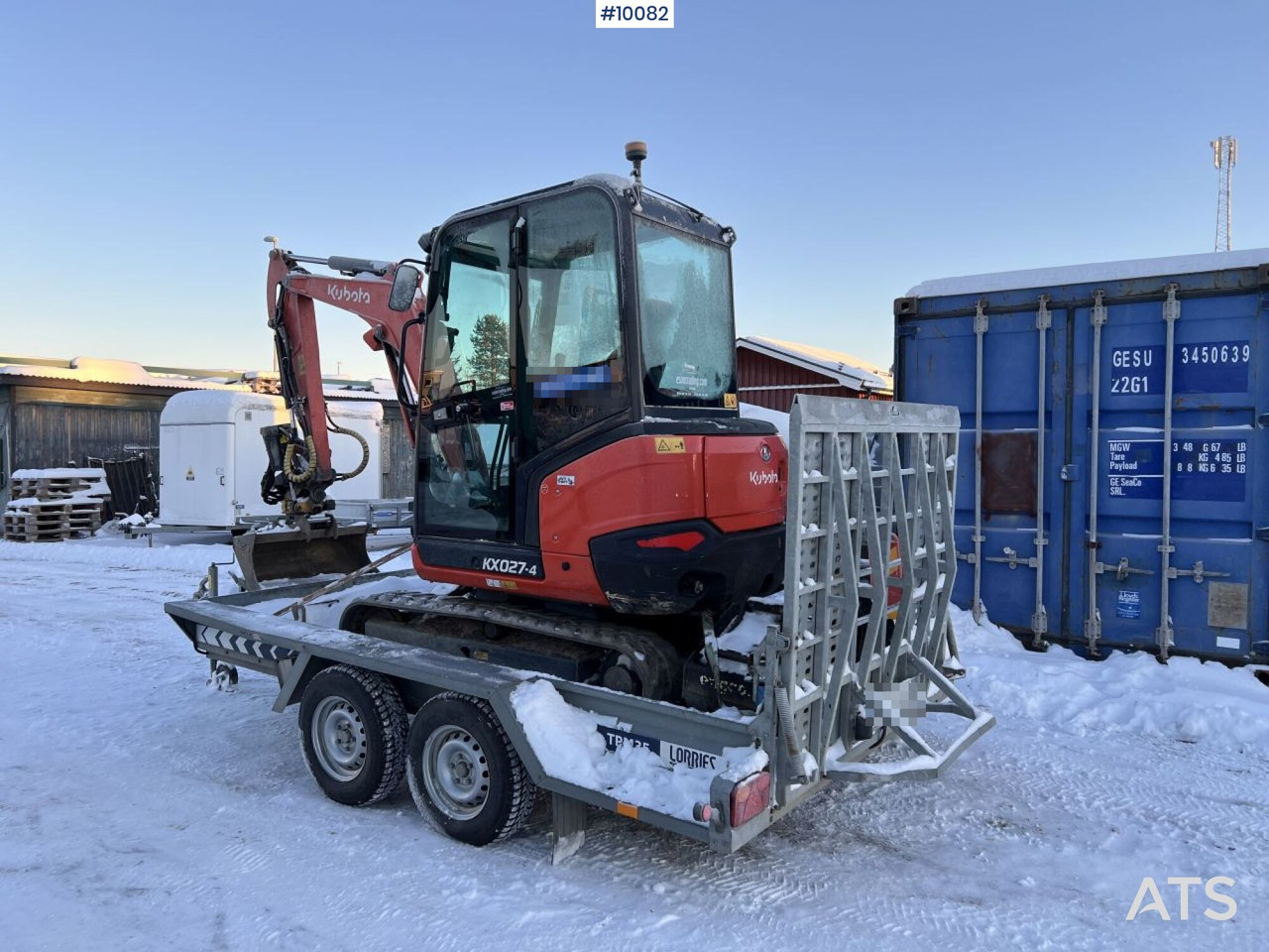 Mini excavator Kubota KX027-4 Mini excavator incl trailer: picture 6 Mini excavator Kubota KX027-4 Mini excavator incl trailer: picture 6