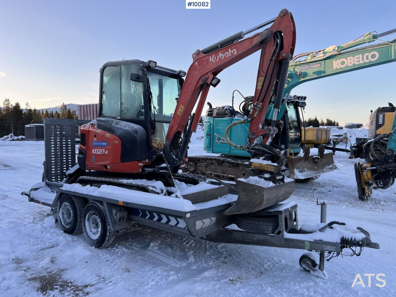 Mini excavator Kubota KX027-4 Mini excavator incl trailer: picture 10 Mini excavator Kubota KX027-4 Mini excavator incl trailer: picture 10