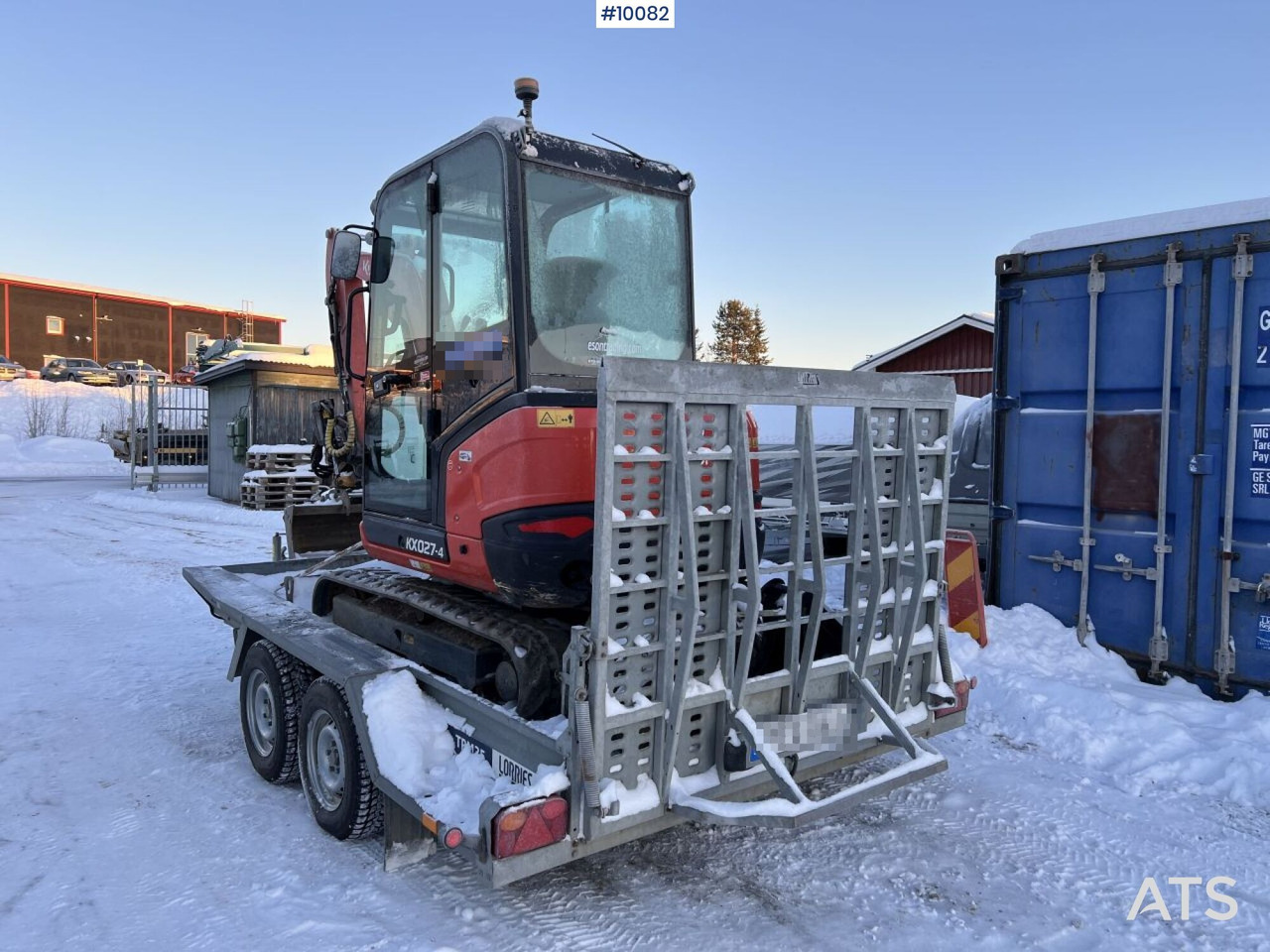 Mini excavator Kubota KX027-4 Mini excavator incl trailer: picture 7 Mini excavator Kubota KX027-4 Mini excavator incl trailer: picture 7