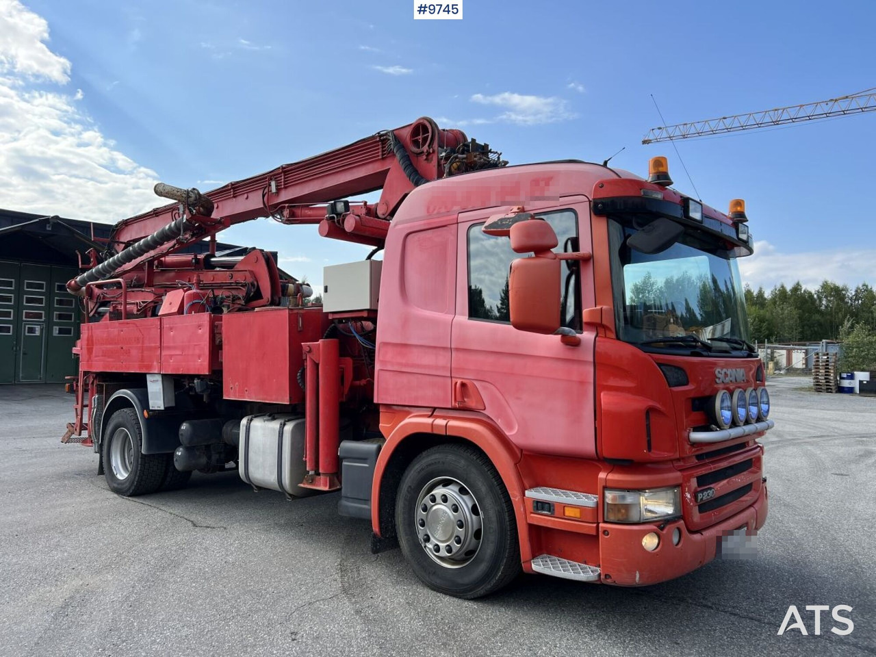 Scania P230 with Concrete pump - Concrete pump truck: picture 2 Scania P230 with Concrete pump - Concrete pump truck: picture 2