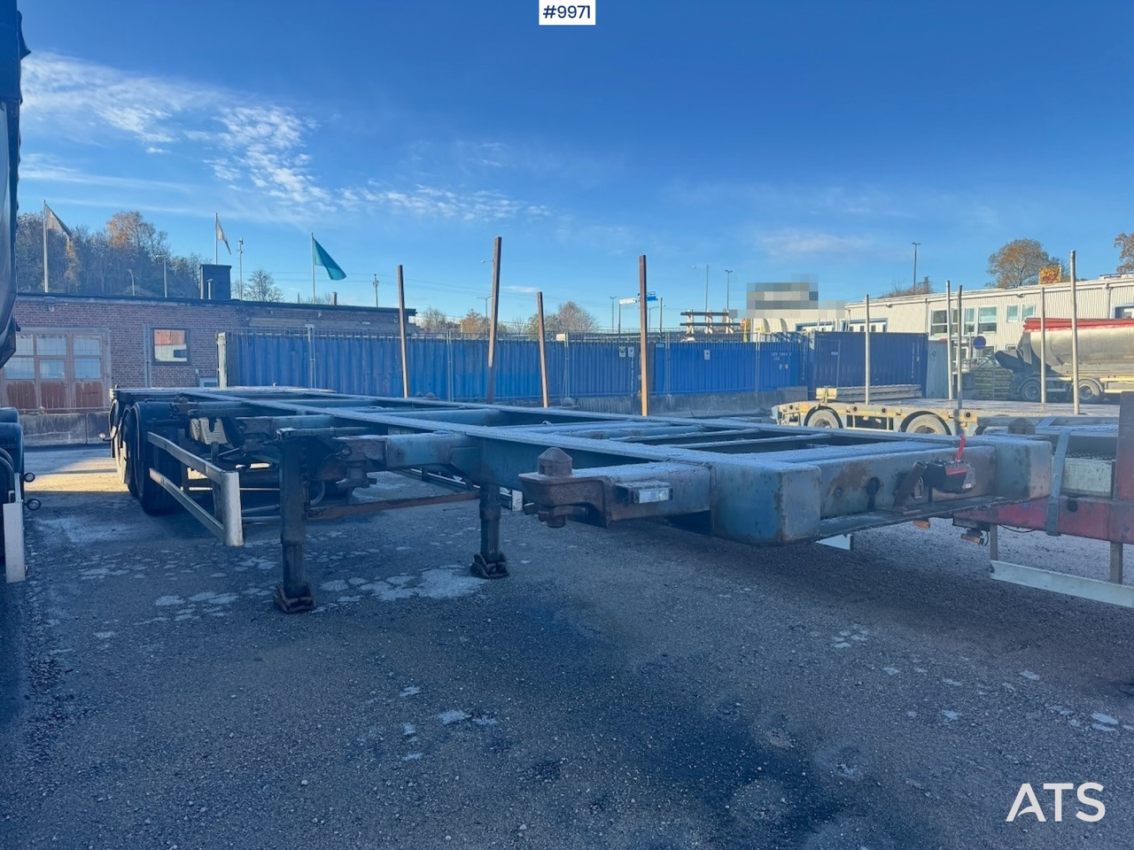 Schweriner CS40 container chassis. - Chassis semi-trailer: picture 1 Schweriner CS40 container chassis. - Chassis semi-trailer: picture 1
