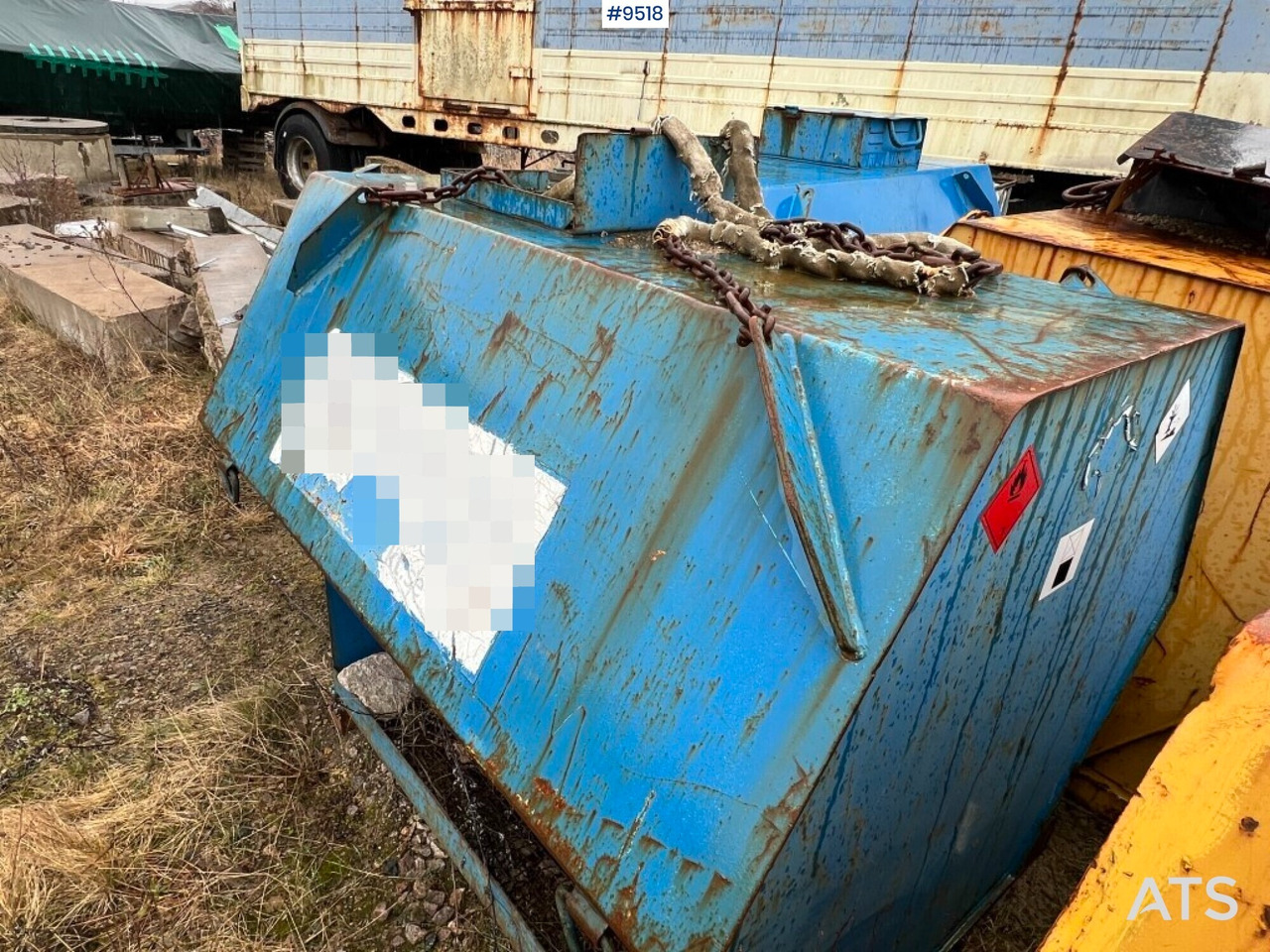 Tank diesel - 1,5 cubic - J-O Fherm dumper - Storage tank: picture 1 Tank diesel - 1,5 cubic - J-O Fherm dumper - Storage tank: picture 1
