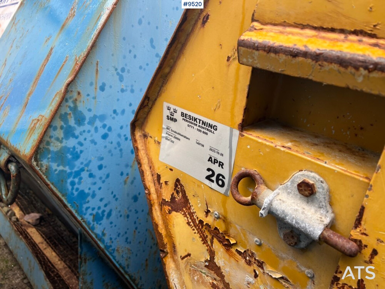 Tank diesel - 2cubic - J-O Fherm dumper - Storage tank: picture 4 Tank diesel - 2cubic - J-O Fherm dumper - Storage tank: picture 4
