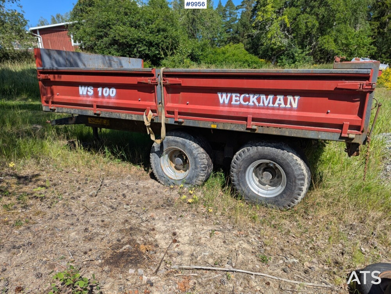 Tipper Weckman WS100 - Tipper trailer: picture 1 Tipper Weckman WS100 - Tipper trailer: picture 1