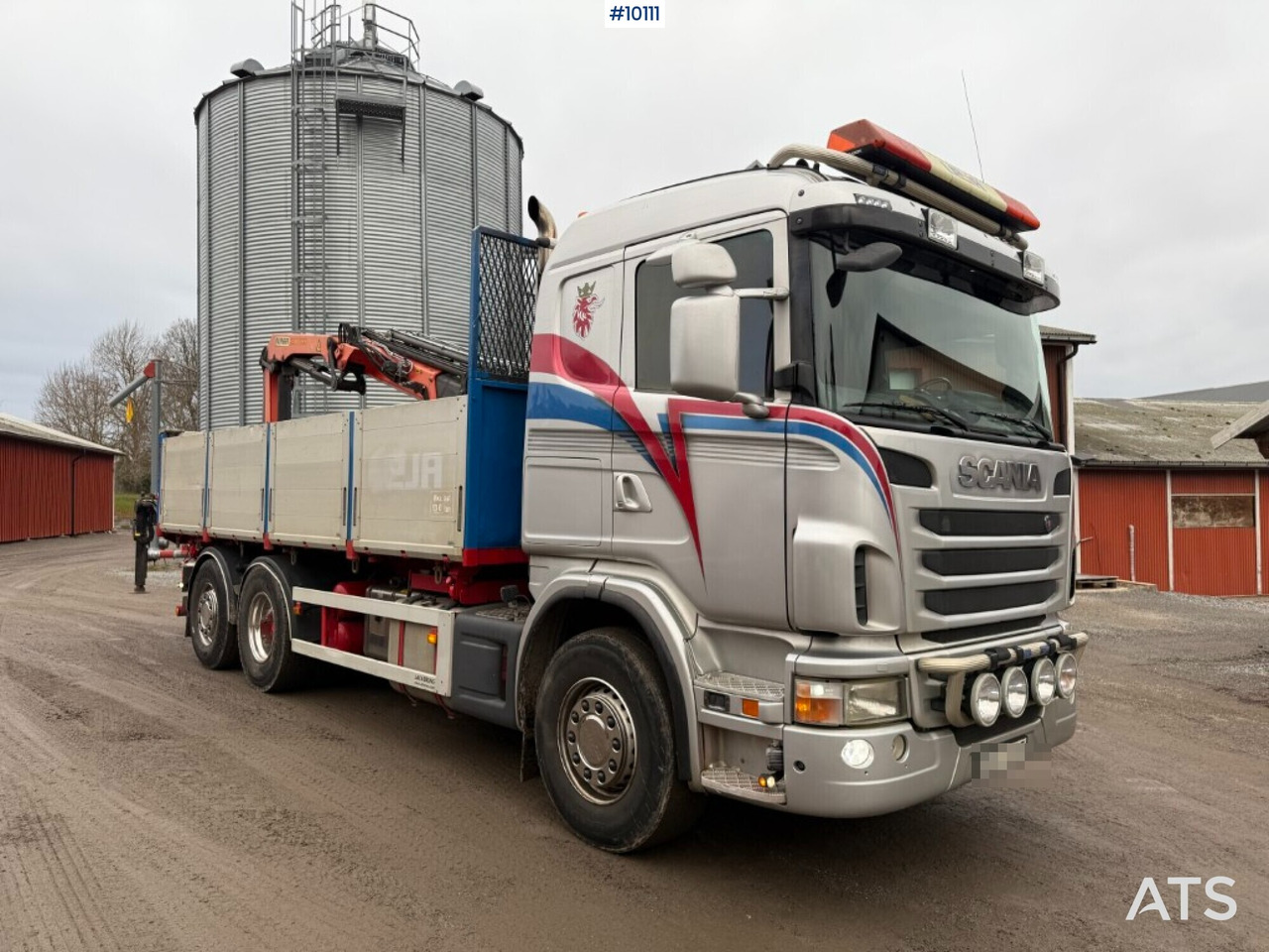 Tipper and crane truck Scania G400 with Palfinger PK 18002-EH rear-mounted crane - Dropside/ Flatbed truck, Crane truck: picture 5 Tipper and crane truck Scania G400 with Palfinger PK 18002-EH rear-mounted crane - Dropside/ Flatbed truck, Crane truck: picture 5