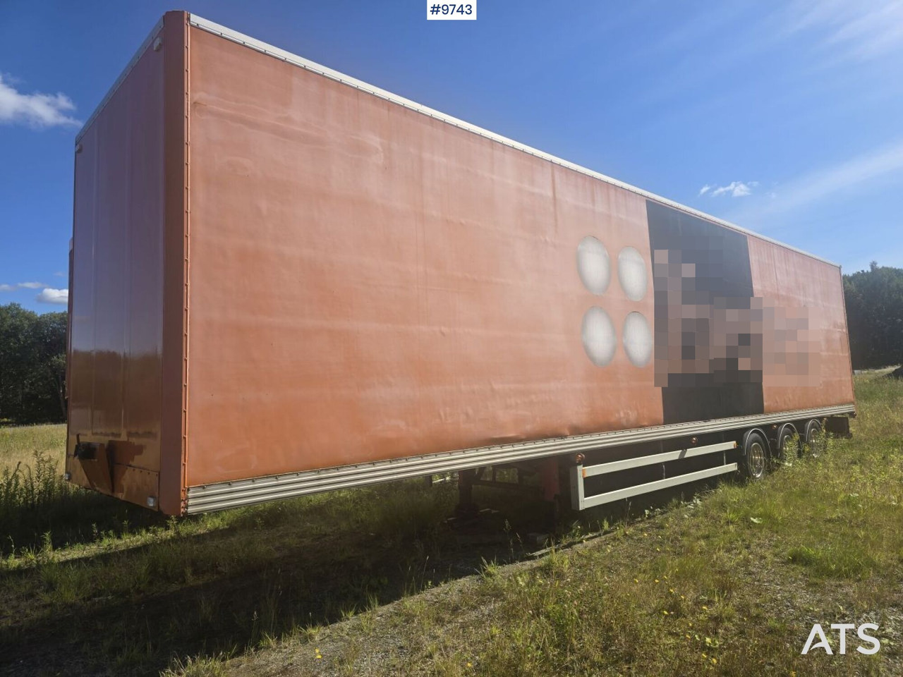 Trailer Ekeri Openable right side - Closed box semi-trailer: picture 3 Trailer Ekeri Openable right side - Closed box semi-trailer: picture 3
