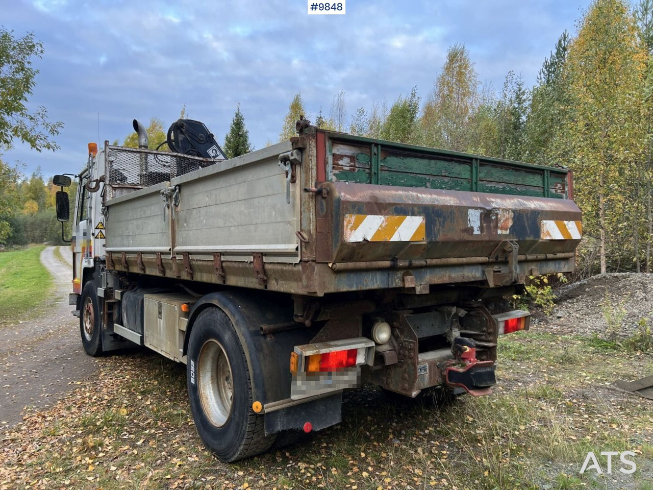 VOLVO FL7 4X2 Crane truck/Dump truck with Hiab071 crane - Tipper: picture 5 VOLVO FL7 4X2 Crane truck/Dump truck with Hiab071 crane - Tipper: picture 5