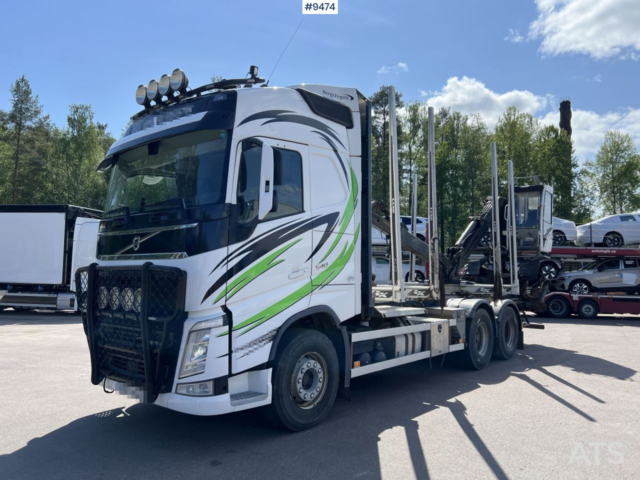 Volvo FH13 Logging truck with Loglift 105S crane - Timber truck, Crane truck: picture 2 Volvo FH13 Logging truck with Loglift 105S crane - Timber truck, Crane truck: picture 2