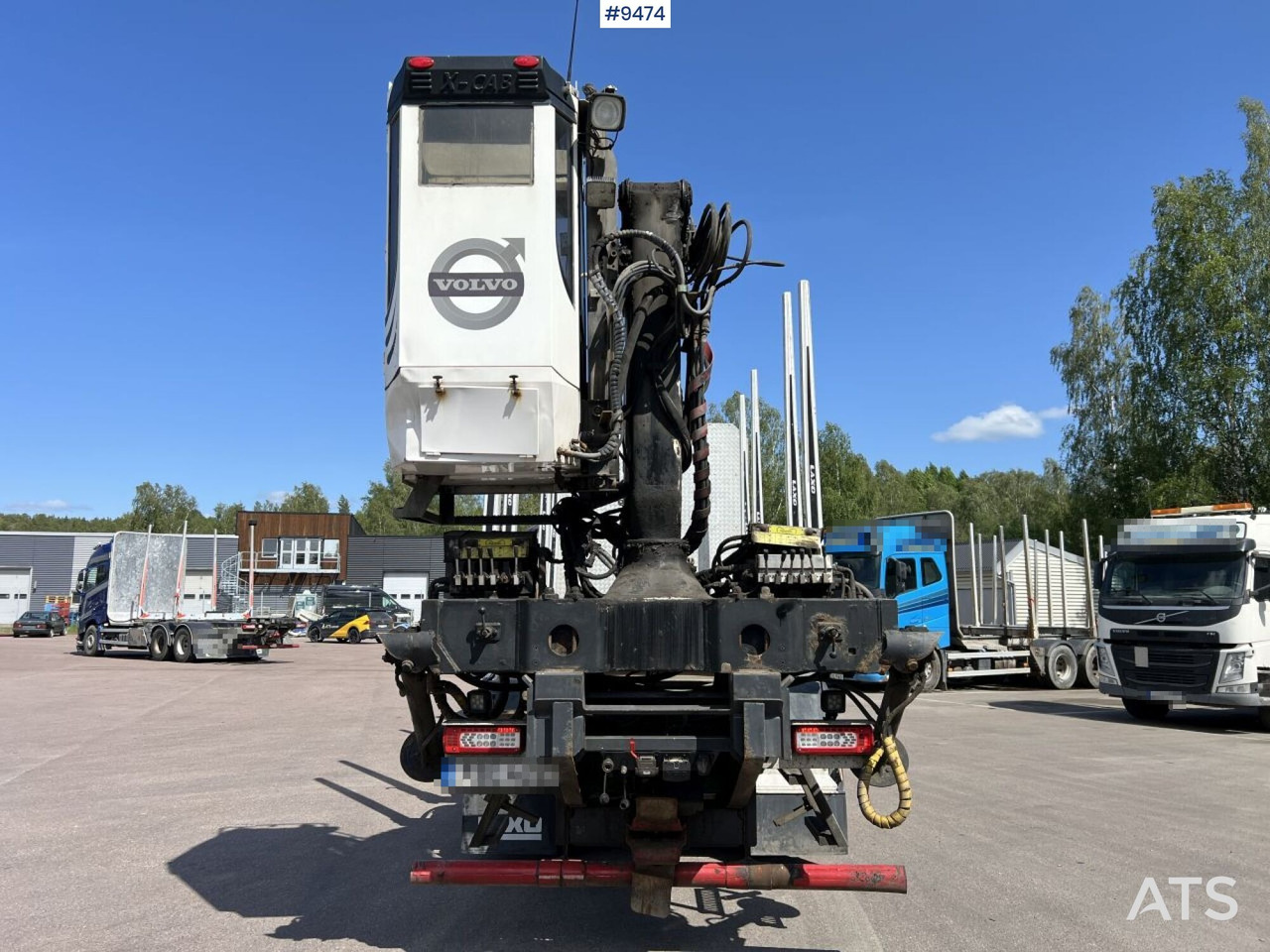 Timber truck Volvo FH13 Logging truck with Loglift 105S crane: picture 11
