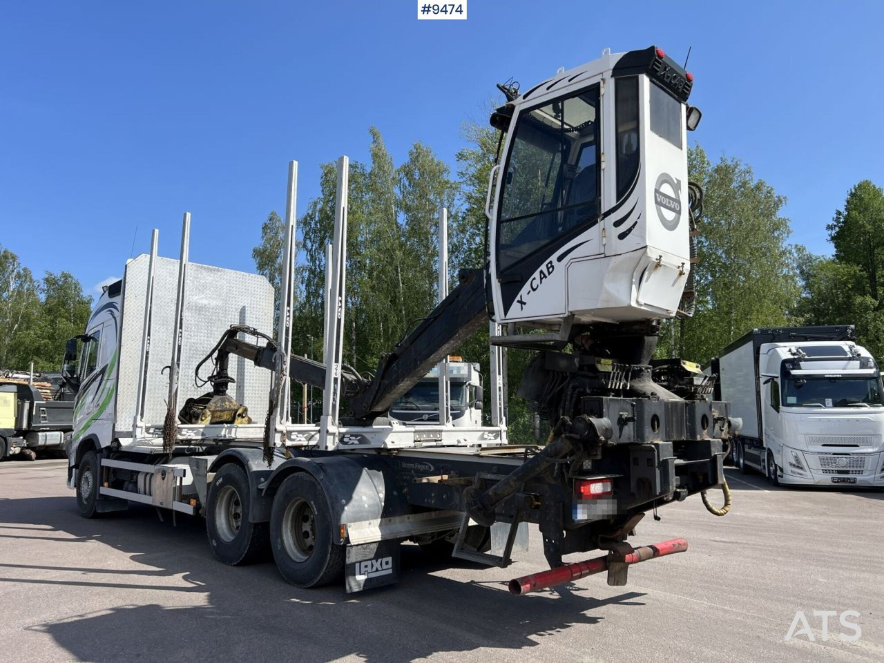 Volvo FH13 Logging truck with Loglift 105S crane - Timber truck, Crane truck: picture 5 Volvo FH13 Logging truck with Loglift 105S crane - Timber truck, Crane truck: picture 5