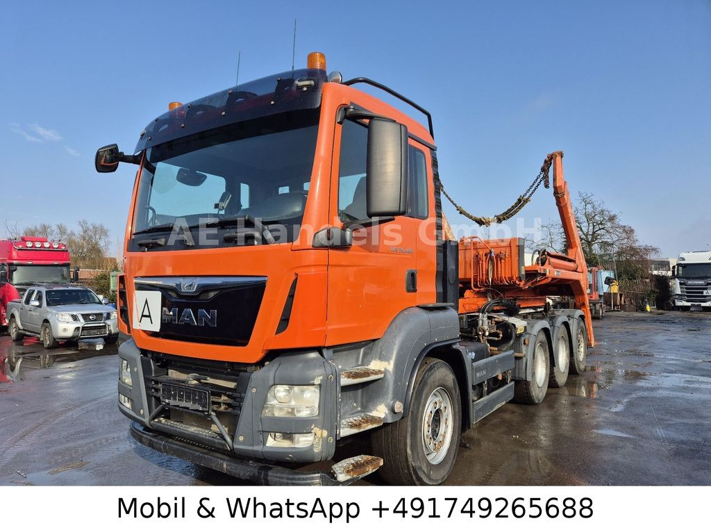 MAN TGS 35.480 M BL 8x4 *Intarder/Palfinger-T26 MAN TGS 35.480 M BL 8x4 *Intarder/Palfinger-T26 - Hook lift truck: picture 1 MAN TGS 35.480 M BL 8x4 *Intarder/Palfinger-T26 MAN TGS 35.480 M BL 8x4 *Intarder/Palfinger-T26 - Hook lift truck: picture 1