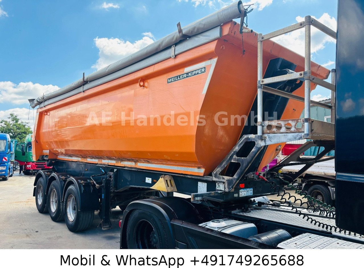 Meiller KISA 3 Stahl *24m³/1.Liftachse/Podest/Rollplane - Tipper semi-trailer: picture 1 Meiller KISA 3 Stahl *24m³/1.Liftachse/Podest/Rollplane - Tipper semi-trailer: picture 1