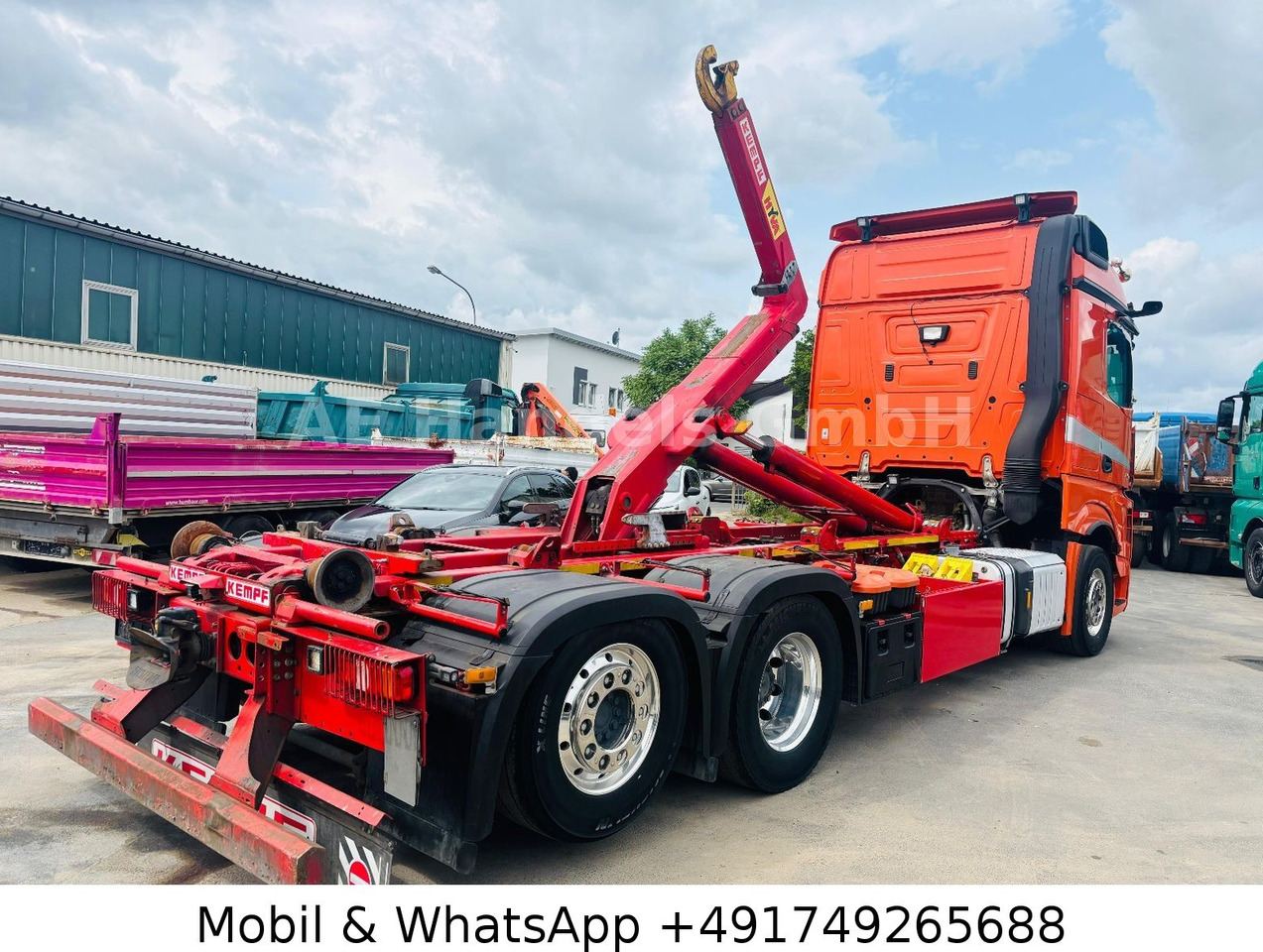 Mercedes-Benz Actros V 2551 L BL 6x2 *Retarder/Hyva-18-60-S - Hook lift truck, Crane truck: picture 4 Mercedes-Benz Actros V 2551 L BL 6x2 *Retarder/Hyva-18-60-S - Hook lift truck, Crane truck: picture 4