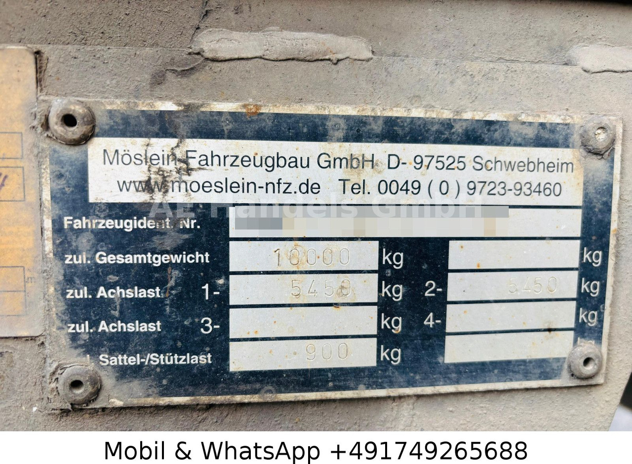 Curtainsider trailer Möslein TP 11-D Tandem *Durchlader/Tautliner/Edscha: picture 13
