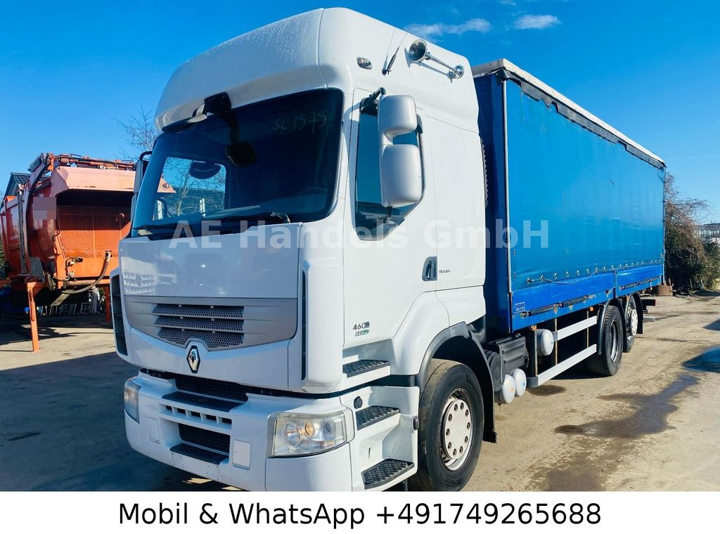 Renault Premium 460 LL *EEV / 3.Lenk+Lift / AHK / Klima - Curtainsider truck: picture 1 Renault Premium 460 LL *EEV / 3.Lenk+Lift / AHK / Klima - Curtainsider truck: picture 1