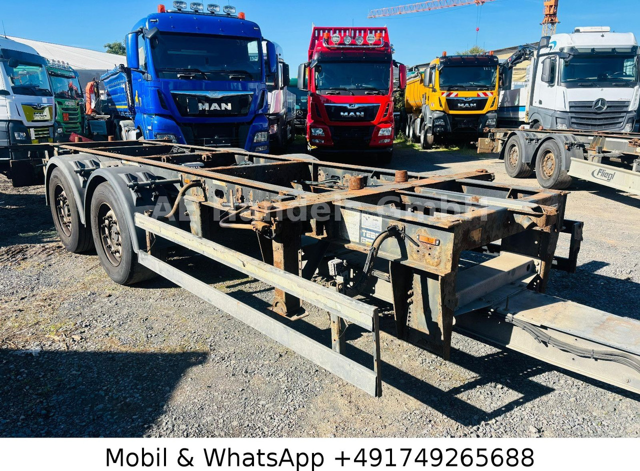 Schmitz Cargobull ZWF 18/L Tandem BDF Tiefgekoppelt*Scheibenbremse - Chassis trailer: picture 1 Schmitz Cargobull ZWF 18/L Tandem BDF Tiefgekoppelt*Scheibenbremse - Chassis trailer: picture 1