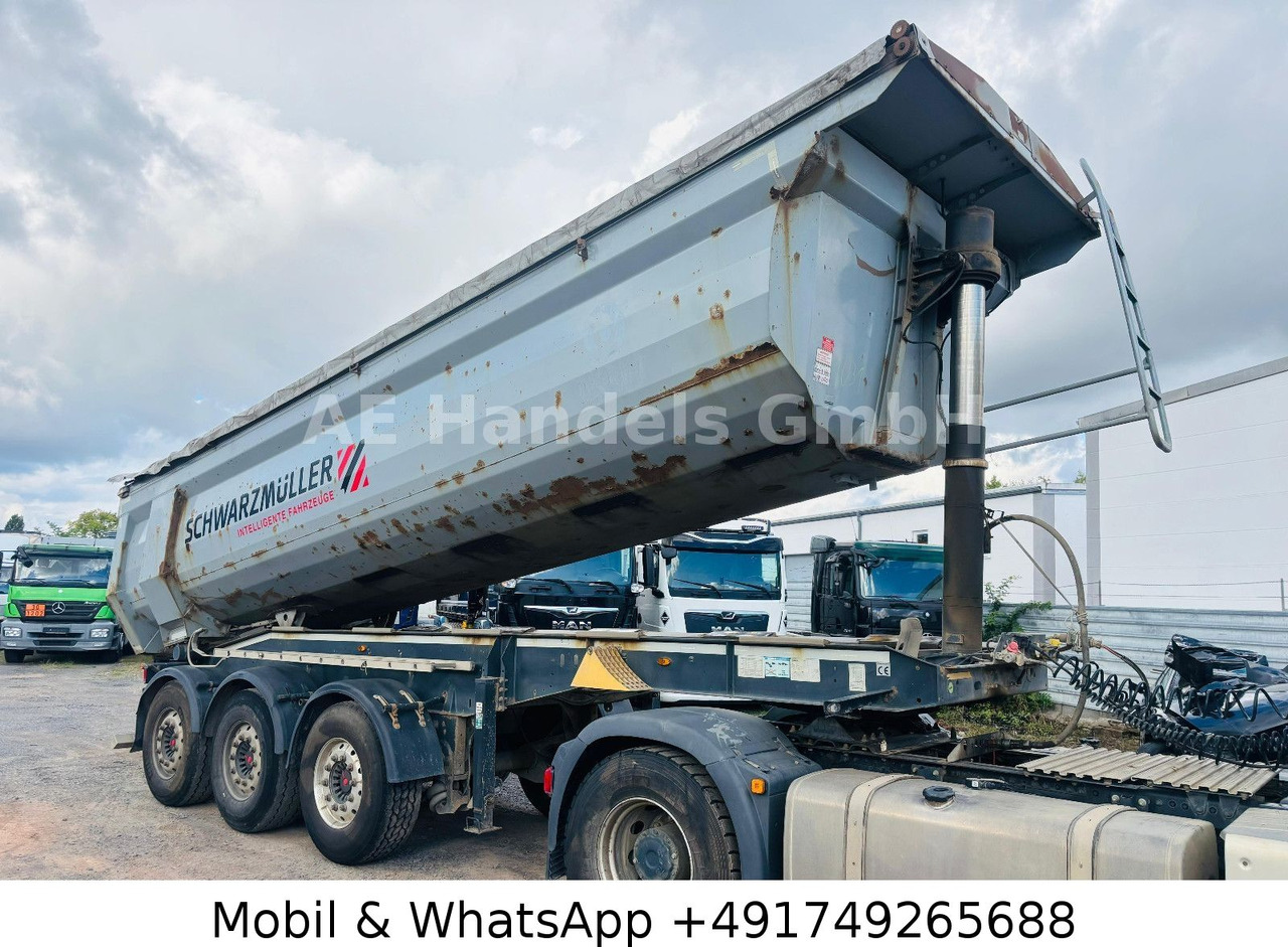 Tipper semi-trailer Schwarzmüller SK Stahl *24m³/Hardox/Alcoa/E-Verdeck: picture 1