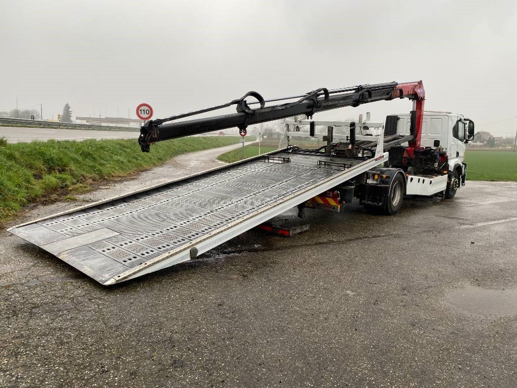 Tow truck Iveco S WAY480 /FIAULT PF60 +GRUE HMF endommagée: picture 6
