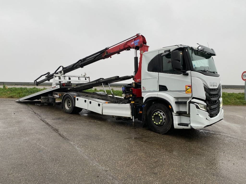 Tow truck Iveco S WAY480 /FIAULT PF60 +GRUE HMF endommagée: picture 33