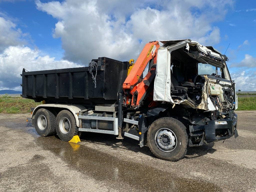Hook lift truck Iveco TRAKKER 410/EEV -PALFINGER PK13001-T18 endommagé: picture 7