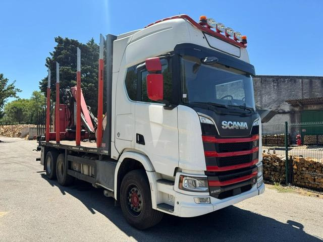 Scania R 650 - Timber truck, Crane truck: picture 1 Scania R 650 - Timber truck, Crane truck: picture 1