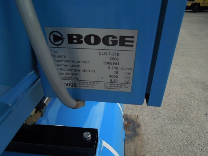 BOGE CLD7-270 CLD7-270 - Air compressor: picture 3 BOGE CLD7-270 CLD7-270 - Air compressor: picture 3