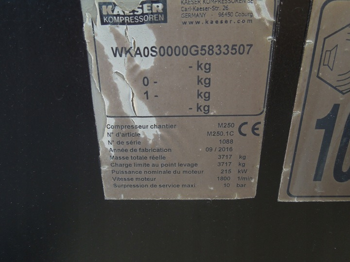KAESER M250 - Air compressor: picture 3 KAESER M250 - Air compressor: picture 3