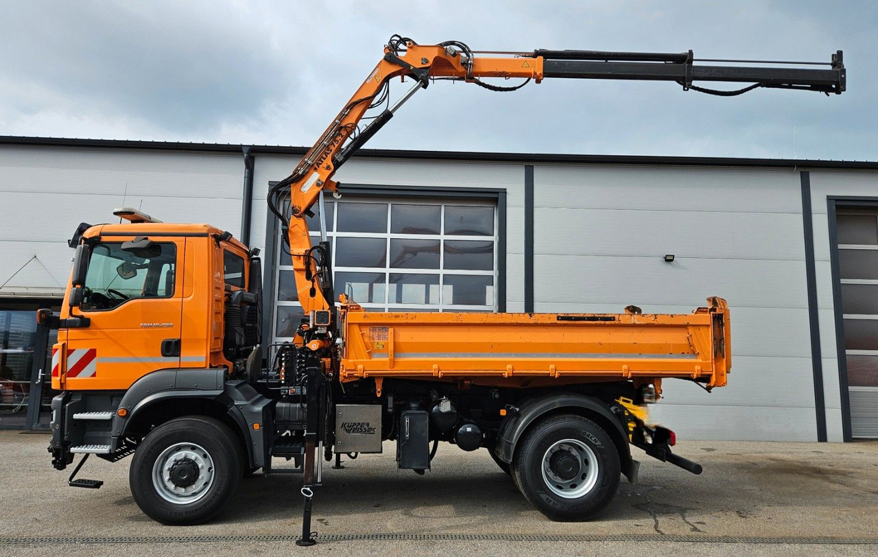 MAN TGM 18.290 4x4 Atlas 75.2 Kran Funk Euro6 - Tipper, Crane truck: picture 2 MAN TGM 18.290 4x4 Atlas 75.2 Kran Funk Euro6 - Tipper, Crane truck: picture 2