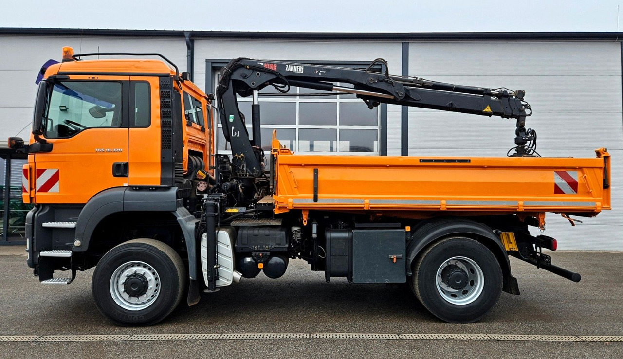 MAN TGS 18.320 4x4 BL HIAB 099-BS3 Funk Kran Euro5 - Tipper, Crane truck: picture 5 MAN TGS 18.320 4x4 BL HIAB 099-BS3 Funk Kran Euro5 - Tipper, Crane truck: picture 5