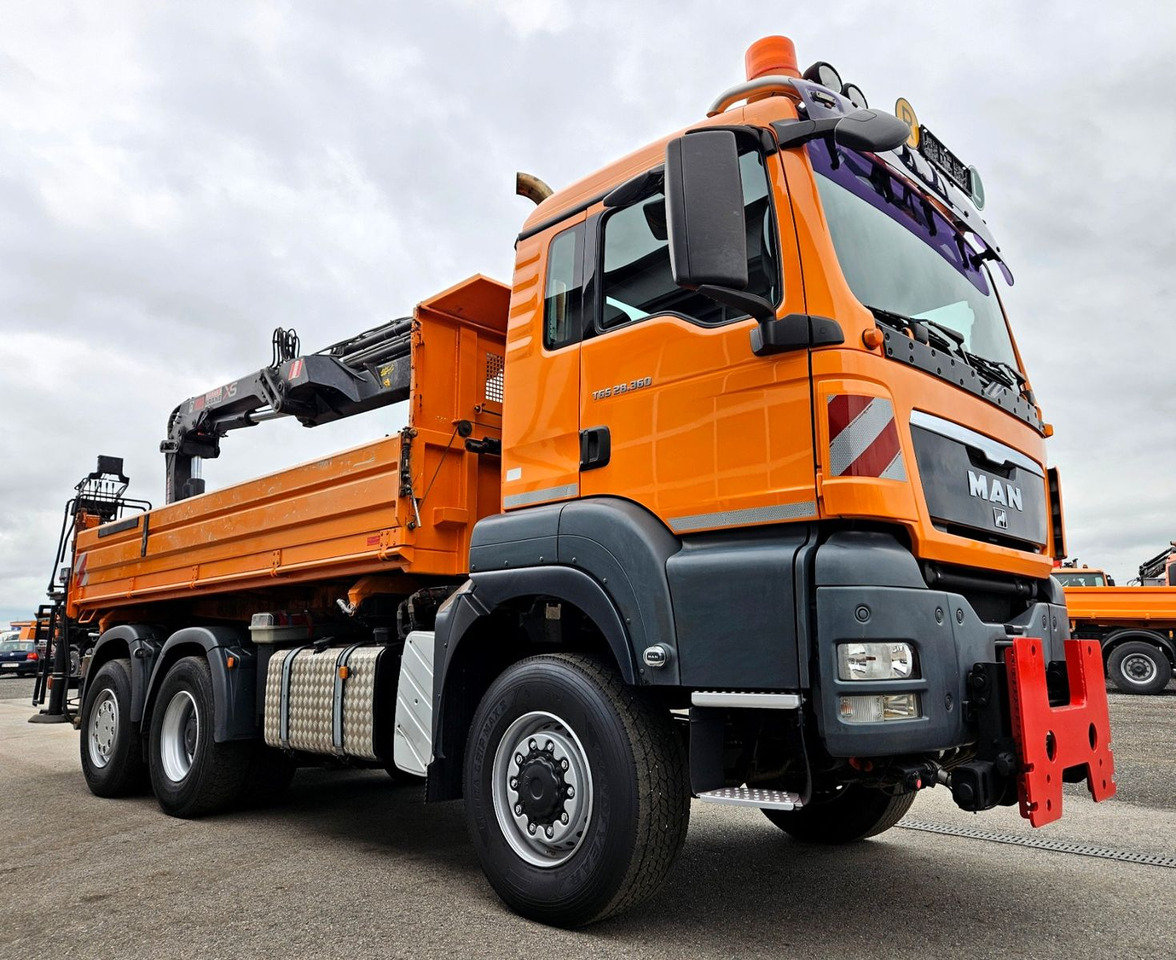 MAN TGS 28.360 6x4-4 HIAB 144E-4 Kran Euro5 - Tipper, Crane truck: picture 1 MAN TGS 28.360 6x4-4 HIAB 144E-4 Kran Euro5 - Tipper, Crane truck: picture 1
