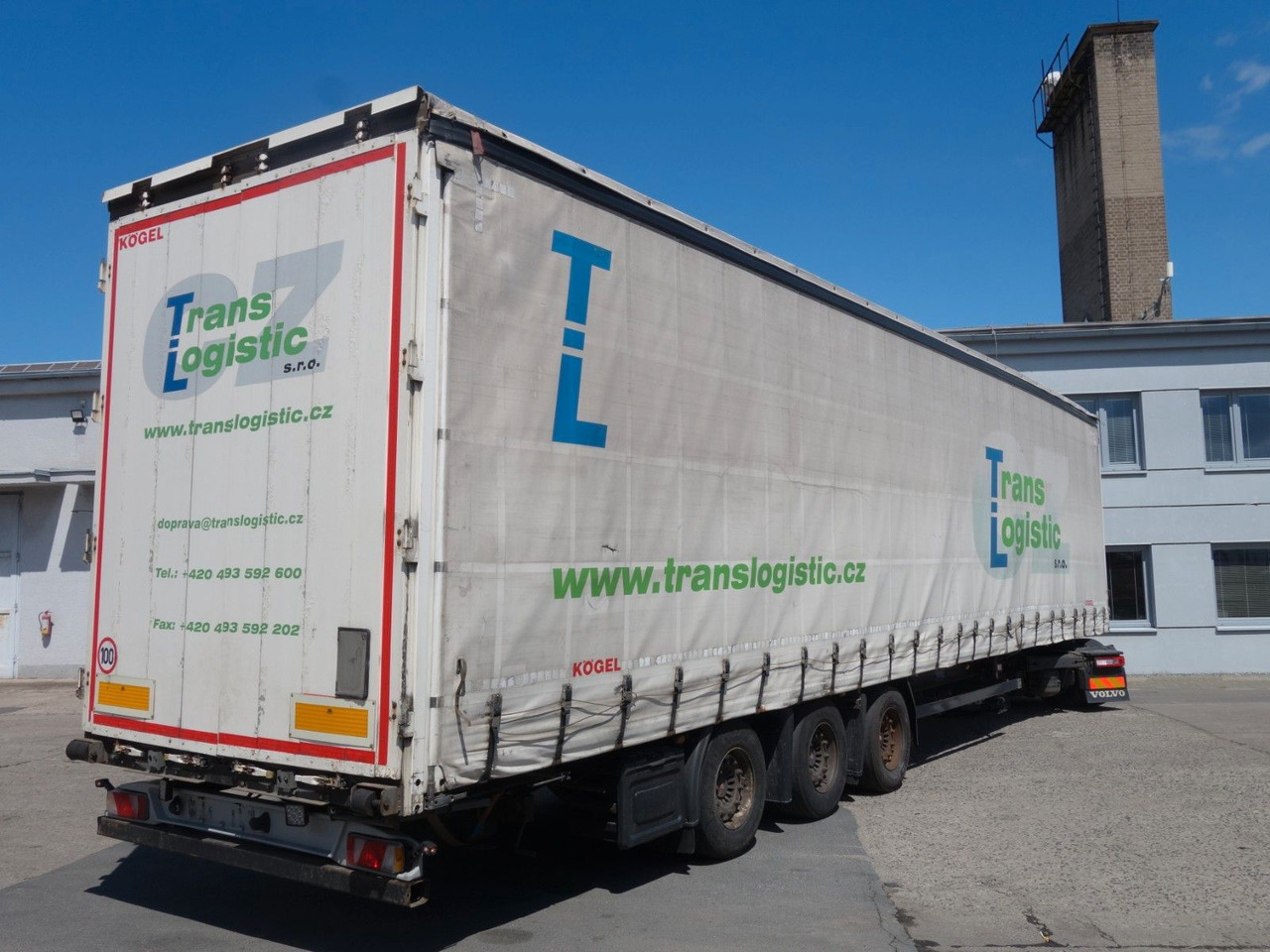 Curtainsider semi-trailer Kögel SN24 MEGA, Liftachse, SAF Achsen, XL Code: picture 8