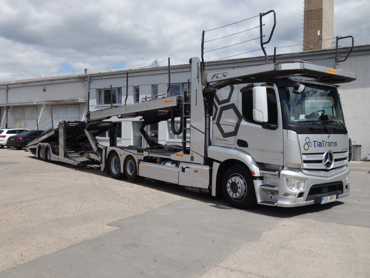 Mercedes-Benz Actros 2443 mit Rolfo FLX, Certifikation VDI - Autotransporter truck: picture 2 Mercedes-Benz Actros 2443 mit Rolfo FLX, Certifikation VDI - Autotransporter truck: picture 2