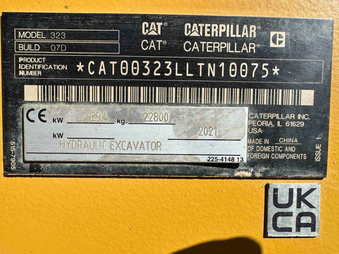 Crawler excavator CAT 323: picture 6 Crawler excavator CAT 323: picture 6