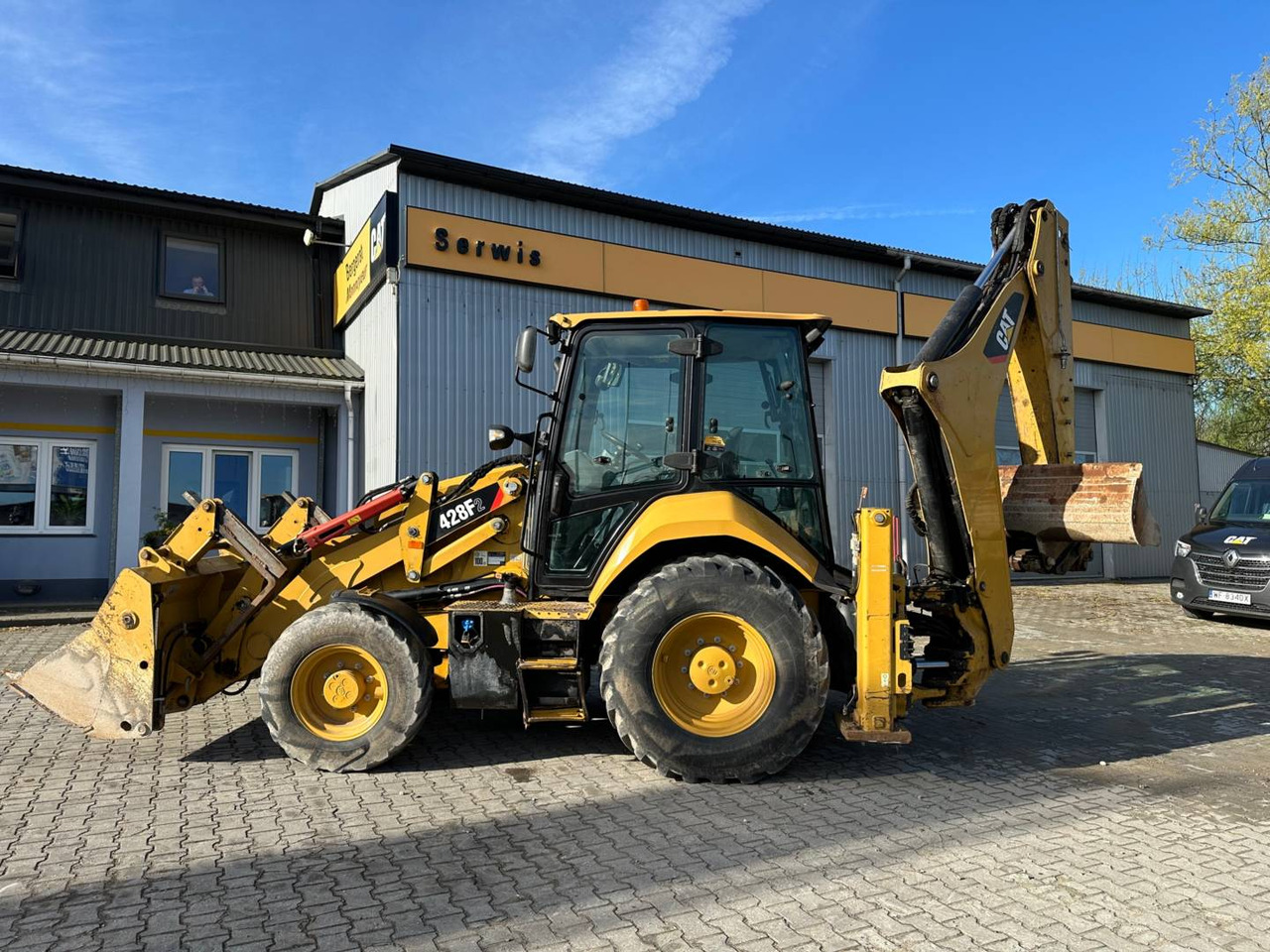 Backhoe loader CAT 428F2: picture 11