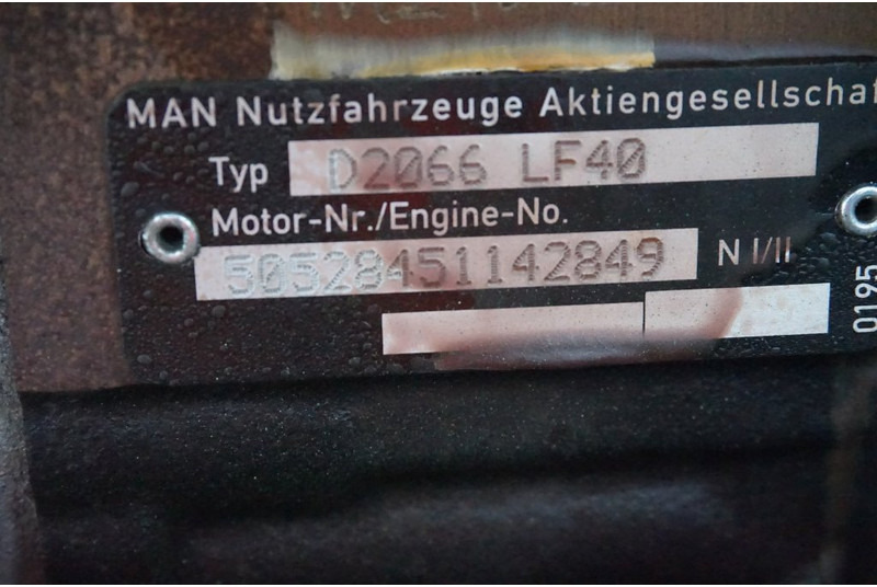 MAN D2066LF40 EURO5 440PS - Engine for Truck: picture 5 MAN D2066LF40 EURO5 440PS - Engine for Truck: picture 5
