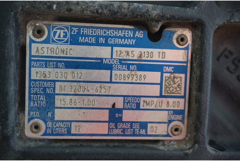 ZF 12AS2130TDM12 - Gearbox for Truck: picture 5 ZF 12AS2130TDM12 - Gearbox for Truck: picture 5