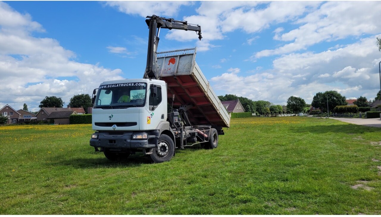 Renault Kerax 270 4x2 Euro 2 Tipper Truck Crane HIAB - Tipper, Crane truck: picture 1 Renault Kerax 270 4x2 Euro 2 Tipper Truck Crane HIAB - Tipper, Crane truck: picture 1