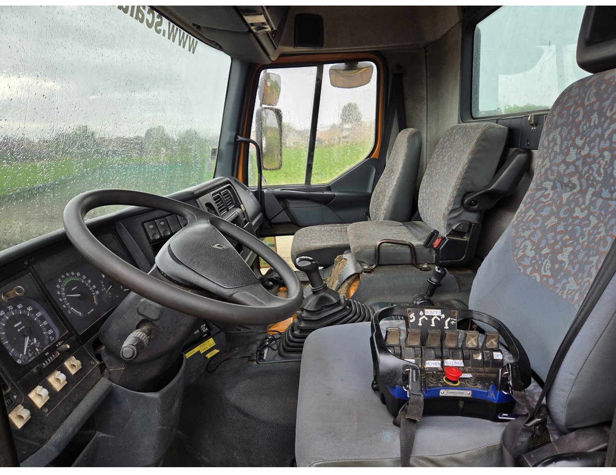 Dropside/ Flatbed truck, Crane truck Renault Premium 300 MECHANICAL PUMP OPEN BOX COMPRESSOR CRANE EFFER 140/2S: picture 11