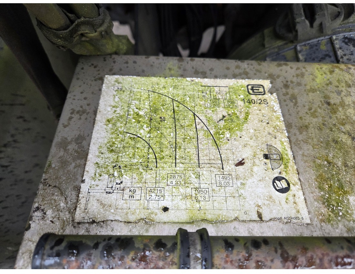 Dropside/ Flatbed truck, Crane truck Renault Premium 300 MECHANICAL PUMP OPEN BOX COMPRESSOR CRANE EFFER 140/2S: picture 10