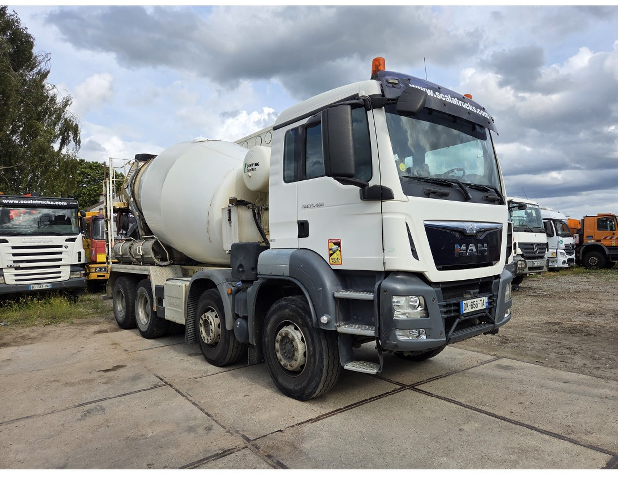 TGS 35.400 8X4 Concrete Mixer Stetter Euro 6 Steelsuspension - Concrete mixer truck: picture 5 TGS 35.400 8X4 Concrete Mixer Stetter Euro 6 Steelsuspension - Concrete mixer truck: picture 5