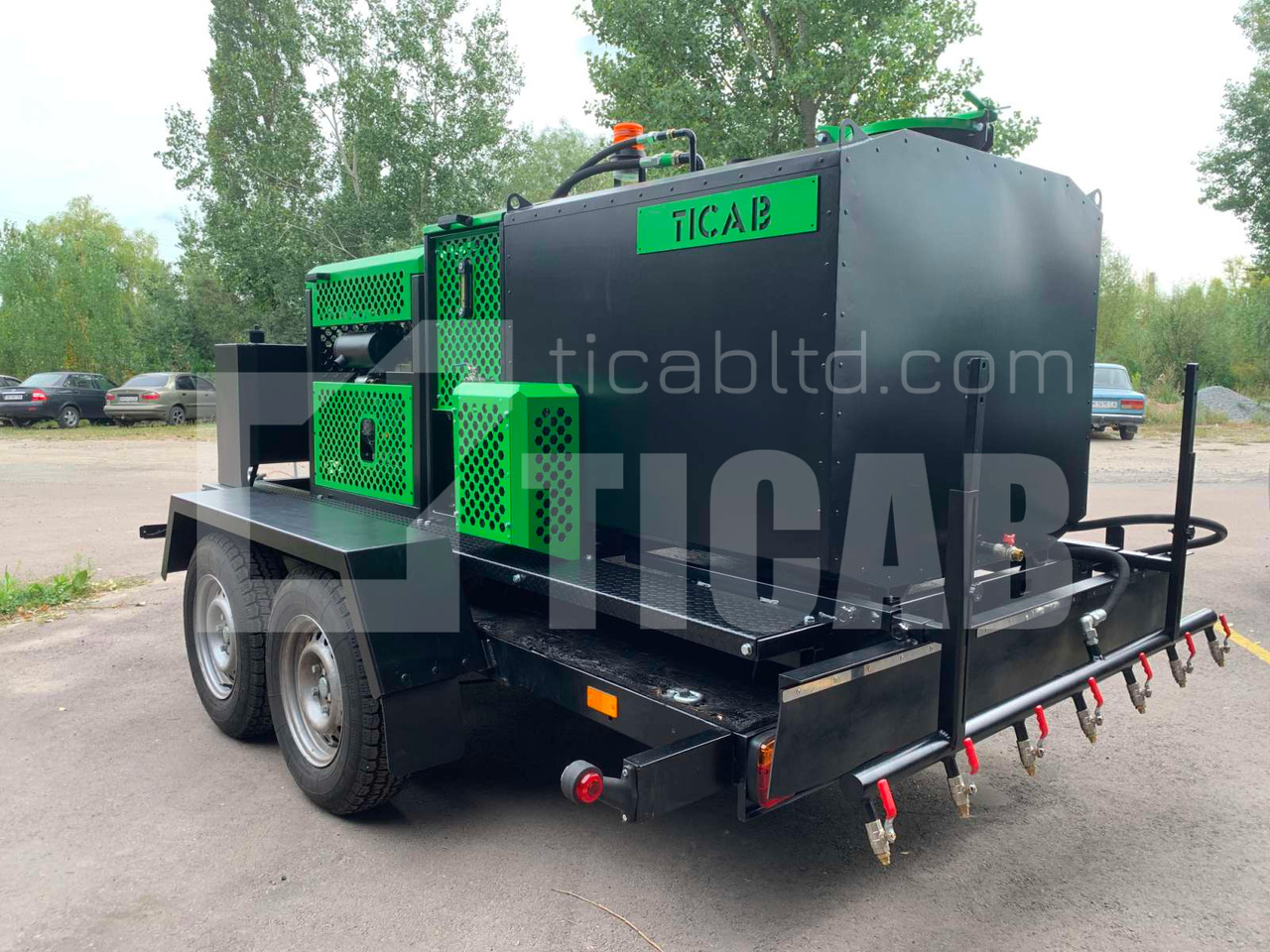 New Asphalt distributor TICAB New Bitumen Combo Machine, Asphalt Crack Sealer, Asphalt Distributor, Manufacturer,: picture 7