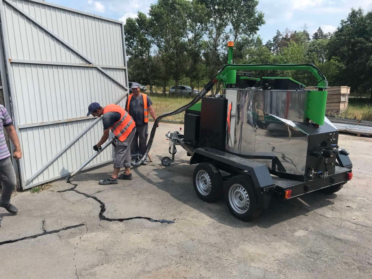 TICAB Сrack Sealing Machine,Asphalt Crack Fill Machine,500 L, Manufacturer, mašīna asfalta šuvju un plaisu aizpildīšanai BPM-500 - Asphalt machine: picture 5 TICAB Сrack Sealing Machine,Asphalt Crack Fill Machine,500 L, Manufacturer, mašīna asfalta šuvju un plaisu aizpildīšanai BPM-500 - Asphalt machine: picture 5