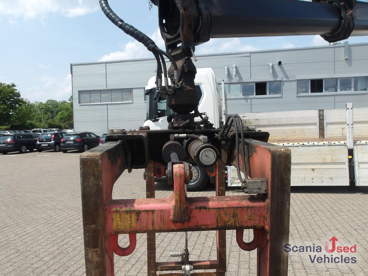 SCANIA R580 - 6x2*4 - V8 - PALFINGER PK 23.001L TEC3 - Dropside/ Flatbed truck, Crane truck: picture 3 SCANIA R580 - 6x2*4 - V8 - PALFINGER PK 23.001L TEC3 - Dropside/ Flatbed truck, Crane truck: picture 3