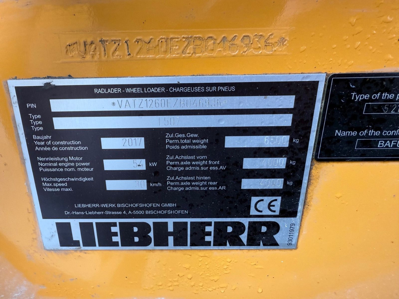 Wheel loader Liebherr L507, Gabel+Schaufel, ONLY 850hours: picture 7