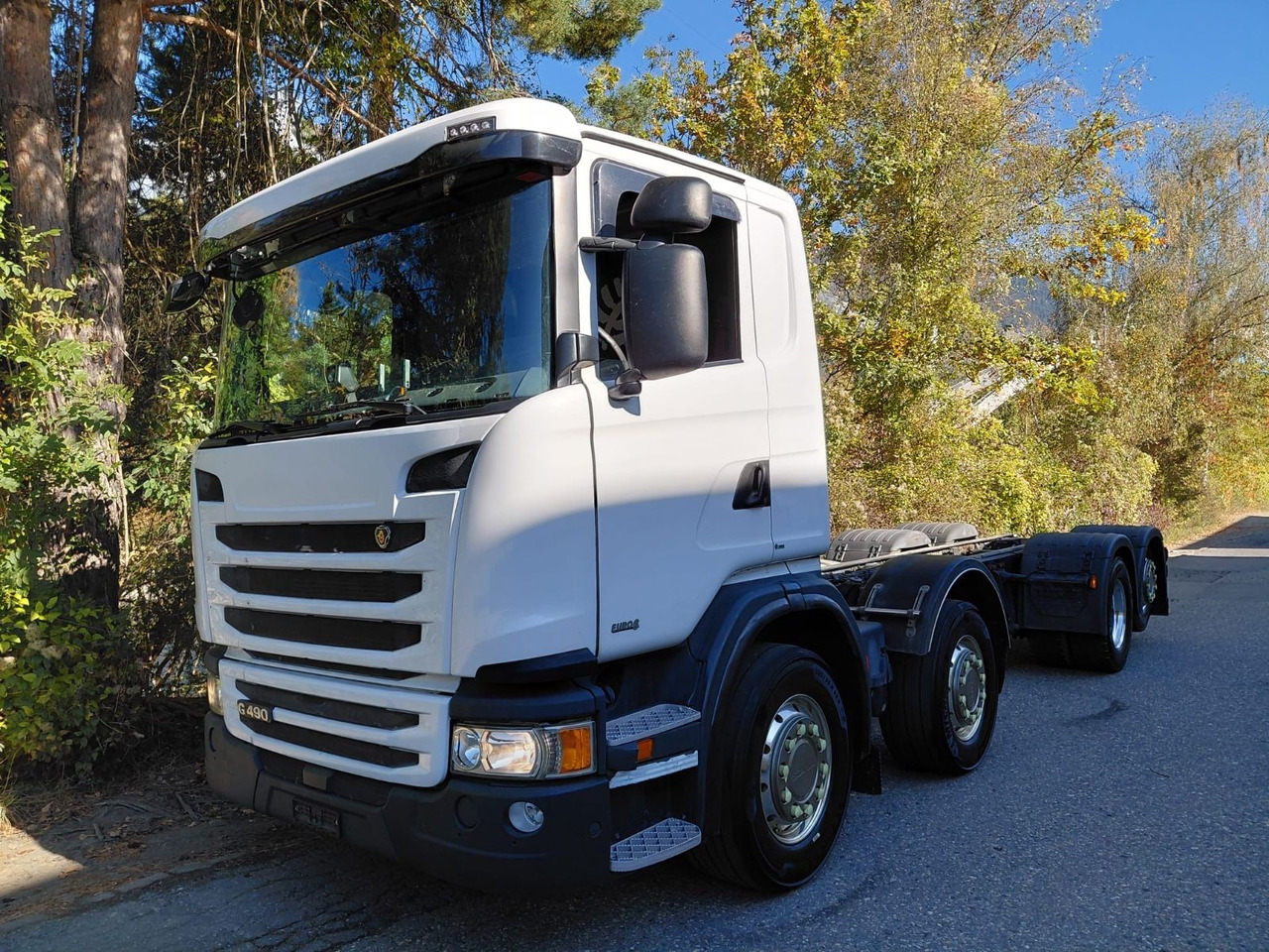 Scania G490 8x2, ADR, Retarder, Opticruise, Fahrgestell - Cab chassis truck: picture 2 Scania G490 8x2, ADR, Retarder, Opticruise, Fahrgestell - Cab chassis truck: picture 2