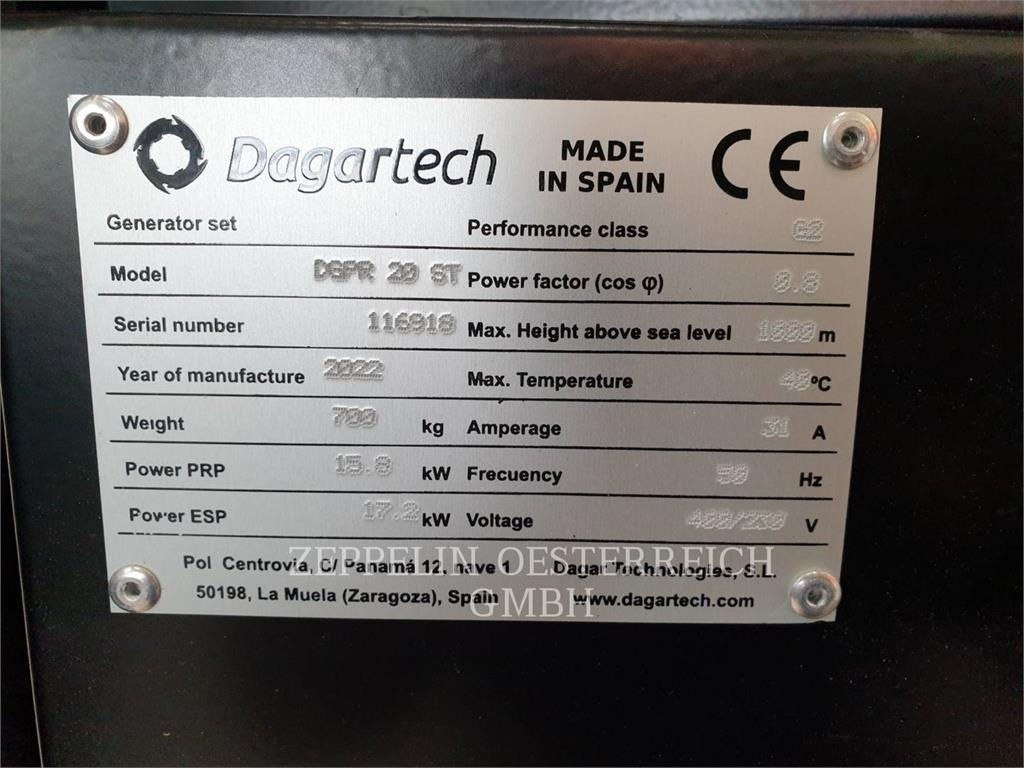 DGPR 20 ST - 20 KVA - Generator set: picture 5 DGPR 20 ST - 20 KVA - Generator set: picture 5