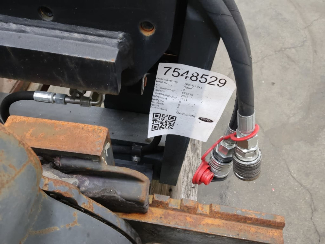 Attachment package 2 pieces - Attachment for Material handling equipment: picture 2 Attachment package 2 pieces - Attachment for Material handling equipment: picture 2