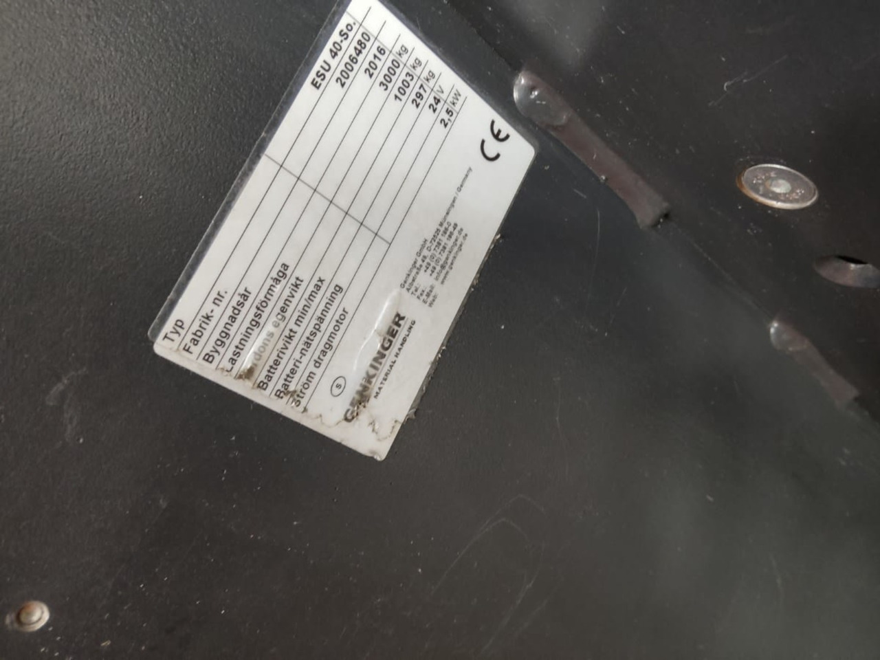 Genkinger ESU 40-SO/ 2000mm - Pallet truck: picture 2 Genkinger ESU 40-SO/ 2000mm - Pallet truck: picture 2