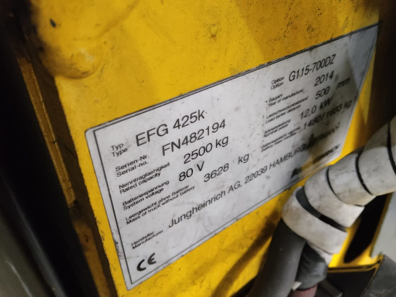 Jungheinrich EFG425 - Electric forklift: picture 2 Jungheinrich EFG425 - Electric forklift: picture 2