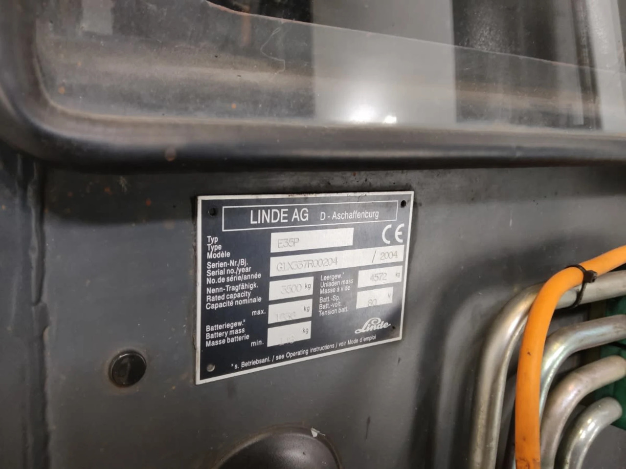 Linde E35P - Electric forklift: picture 5 Linde E35P - Electric forklift: picture 5